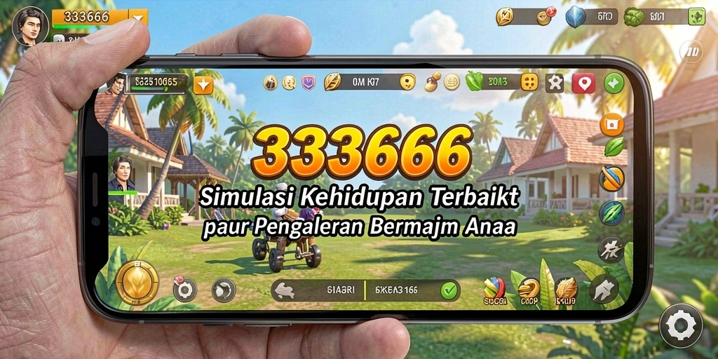 Tangkapan layar gameplay menunjukkan karakter berinteraksi dalam dunia simulasi.