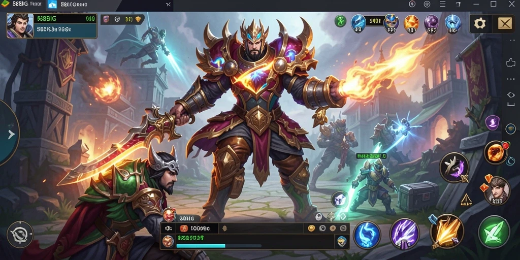 Tampilan gameplay menakjubkan 88BIG dengan pertempuran strategis.