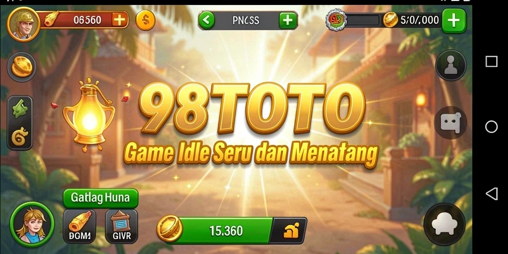 Tampilan gameplay 98TOTO yang menarik dan menyenangkan.