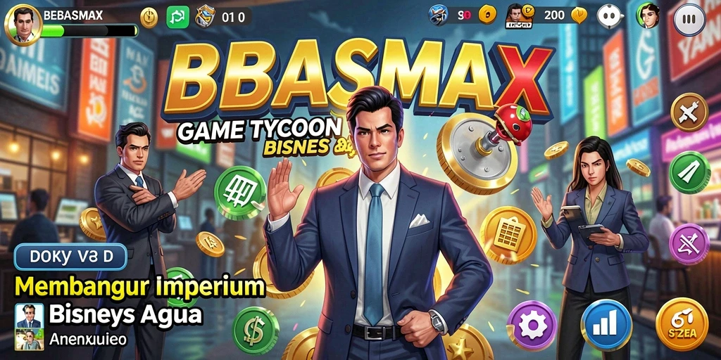 Tampilan gameplay Tycoon yang seru dan menarik di BEBASMAX.