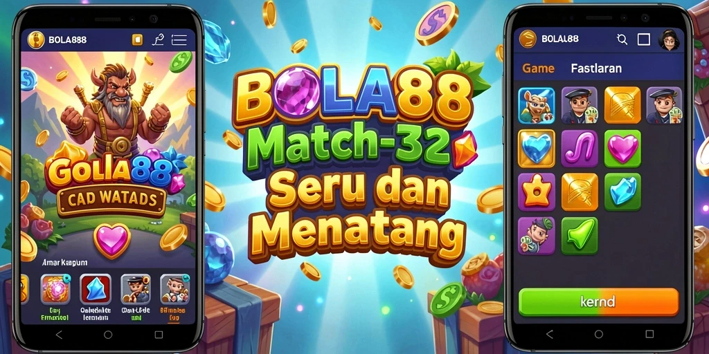 Gameplay seru dan menantang di BOLA88 Match-3.
