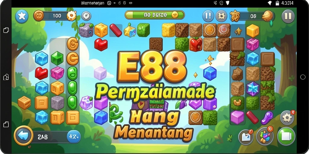 Screenshot E88 menampilkan gameplay menarik dengan tantangan Puzzle yang seru.