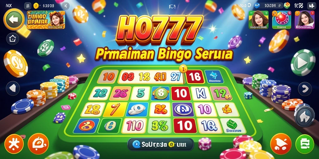Tampilan gameplay Bingo yang seru dan interaktif di HO777.