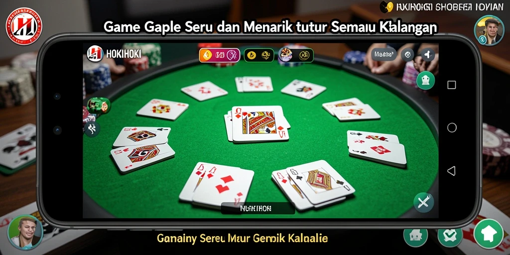 Tampilan gameplay HOKIHOKI yang menarik dan seru.