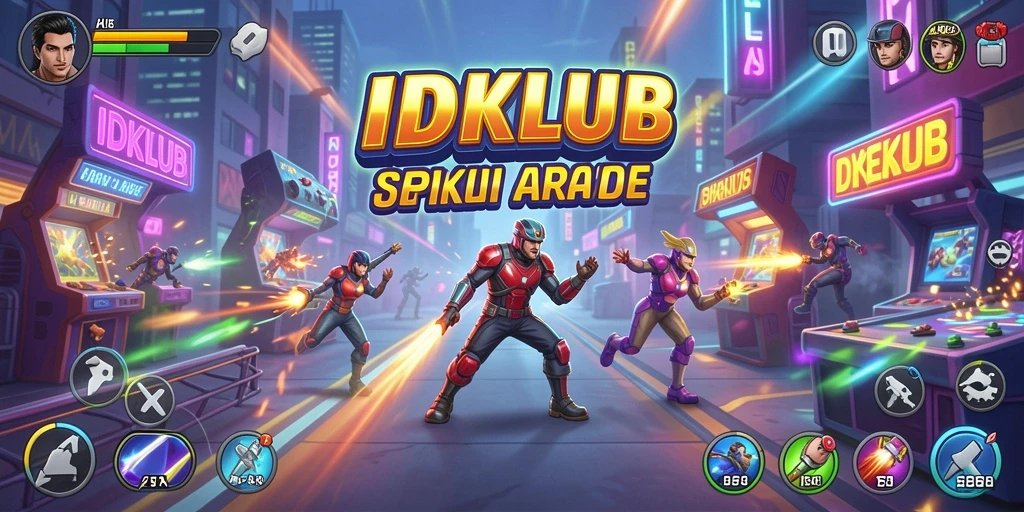 Screenshot menunjukkan gameplay seru dan interaktif dari IDKLUB.