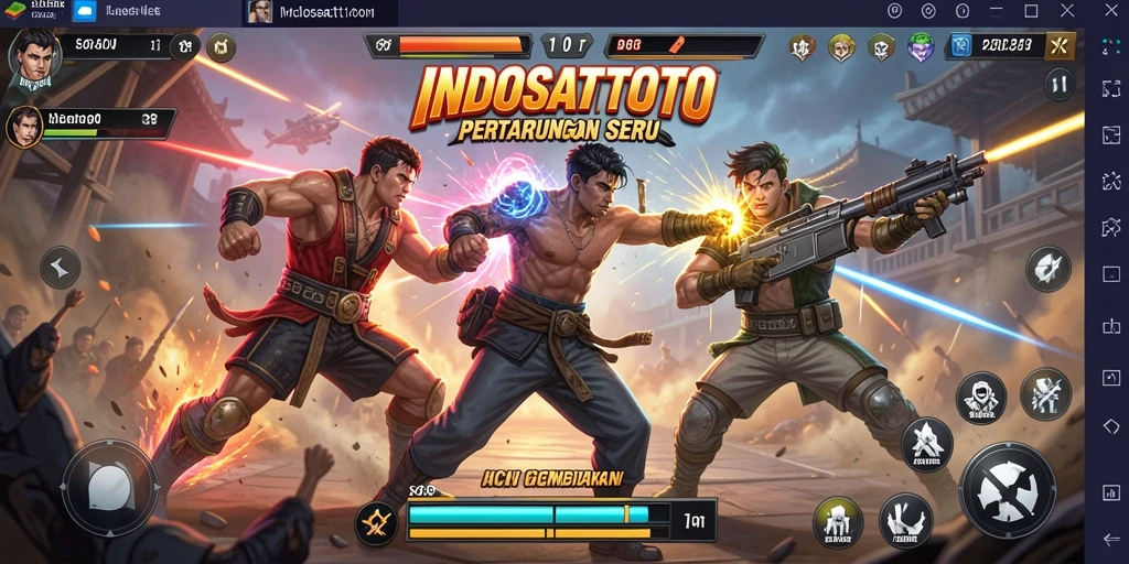 Tampilan gameplay seru dari INDOSATTOTO yang menantang.