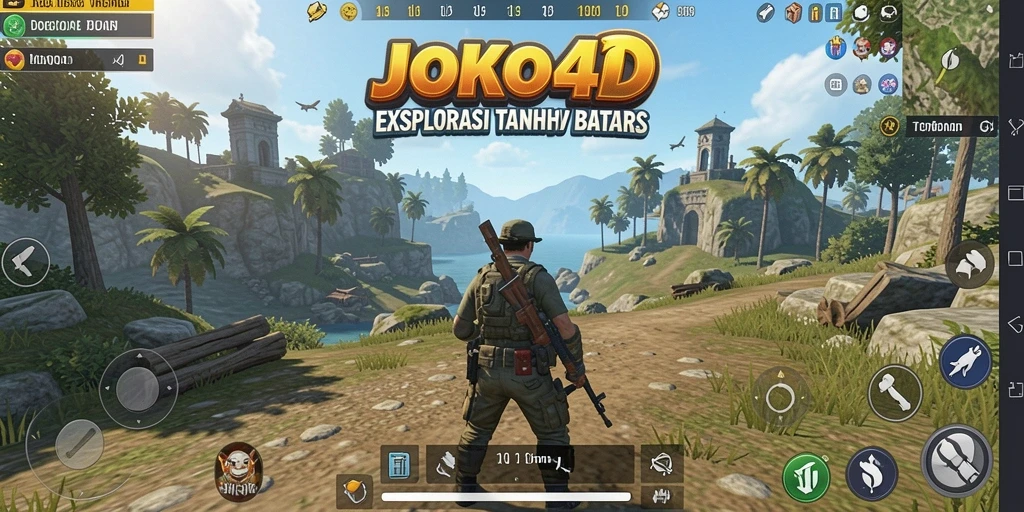 Tangkapan layar menampilkan aksi dinamis di dunia Open World JOKO4D.