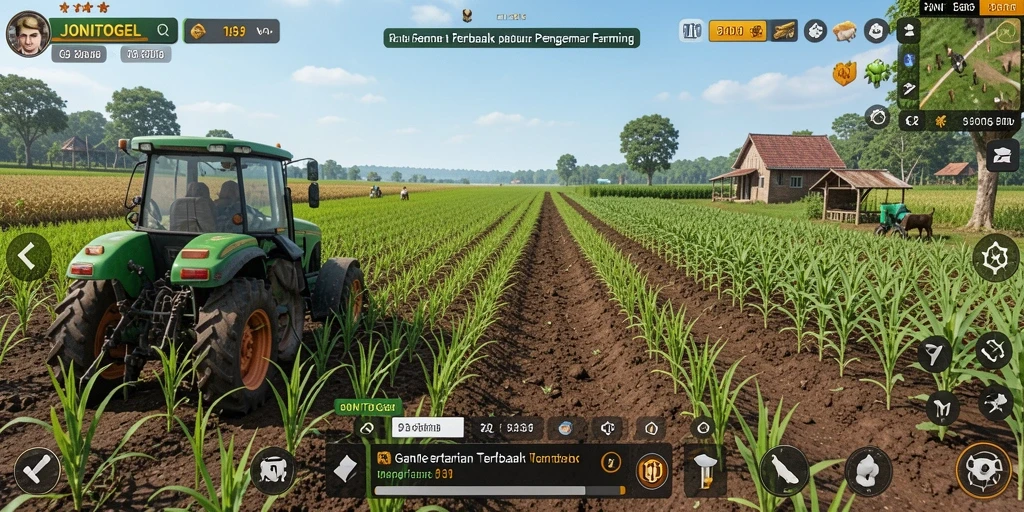 Gameplay <strong>JONITOGEL</strong> yang menggembirakan dengan berbagai fitur pertanian.