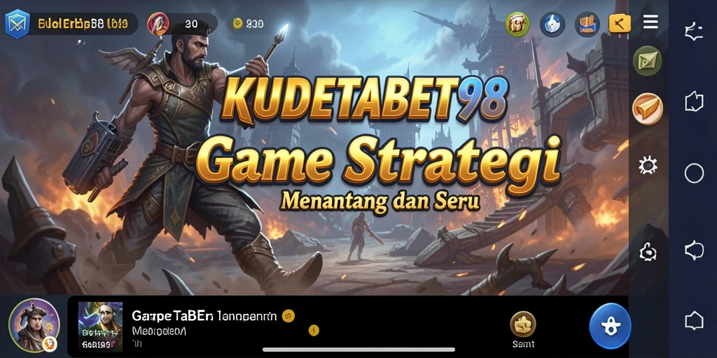 Screenshot gameplay KUDETABET98 yang menampilkan pertempuran strategi seru.