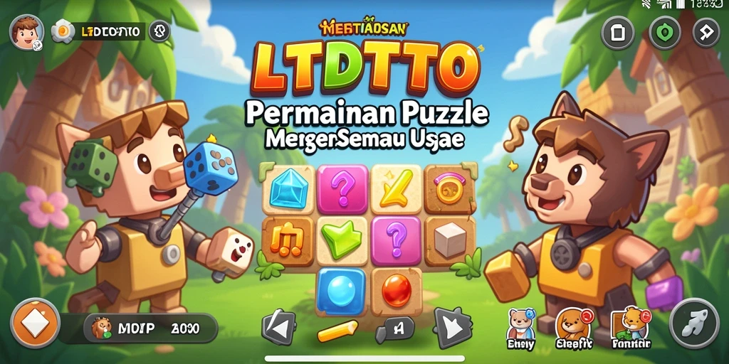 Screenshot LTDTOTO menunjukkan gameplay puzzle yang menantang dan seru.