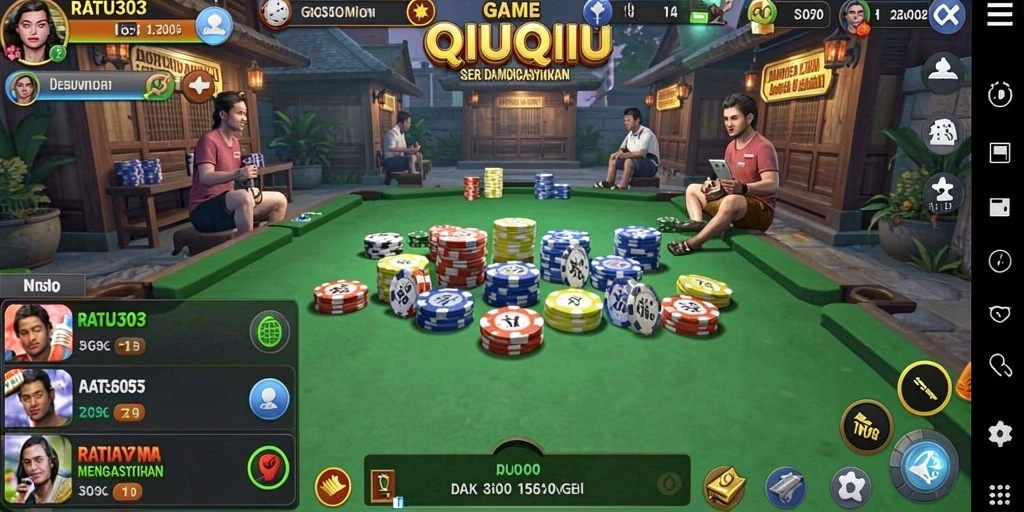 Gameplay seru dan mendebarkan di RATU303 QiuQiu.