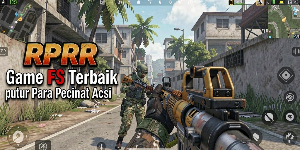 Tampilan gameplay RPRR yang penuh aksi dan grafis menawan.