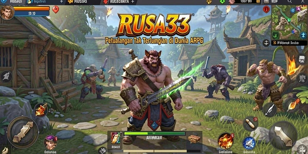 Tampilan gameplay RUSA33 yang mendebarkan dan penuh aksi.