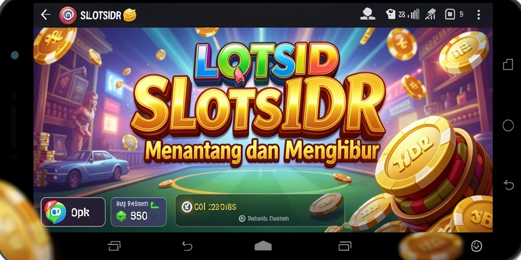 Tampilan gameplay SLOTSIDR yang penuh warna dan menawan.