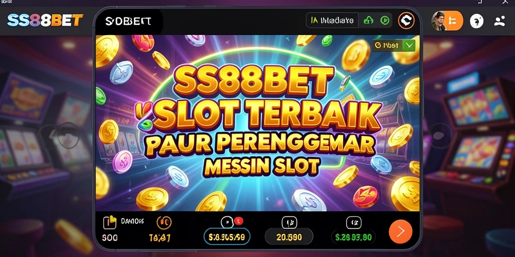 Tampilan gameplay SS88BET yang menegangkan dan penuh warna.