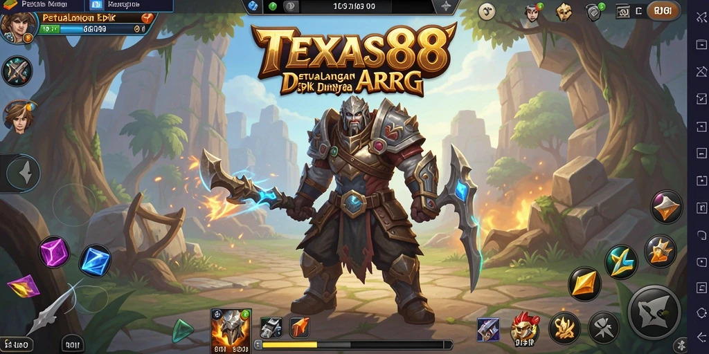 Tampilan gameplay ARPG yang seru dan mendebarkan di TEXAS88.