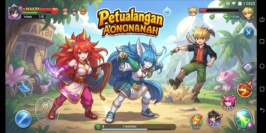 Gameplay menarik dari WAK89 dengan karakter Anime yang memukau.
